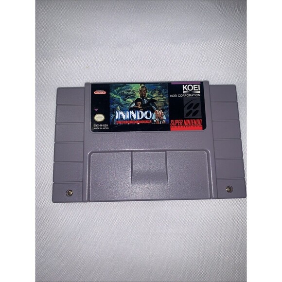Super Nintendo Game Inindo: Way of the Ninja SNES  Great Label Collectible - Picture 8 of 8